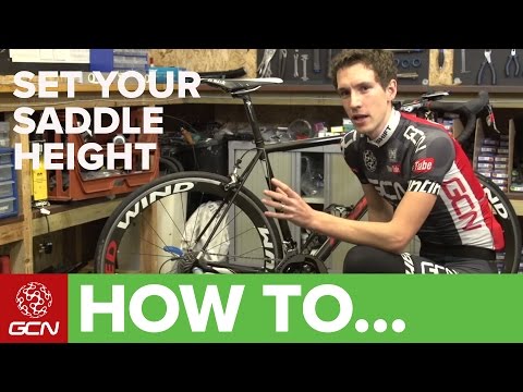 How To Set Your Road Bike&#039;s Saddle Height - Tips For Getting Your Saddle Position Right