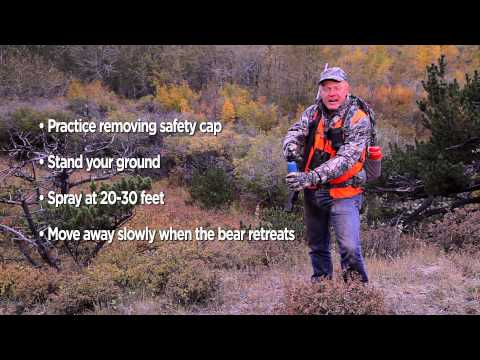 Bear Spray Demonstration for Hunters