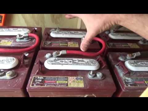 How To Wire Solar Battery Bank ~ Setting Up Off Grid Solar