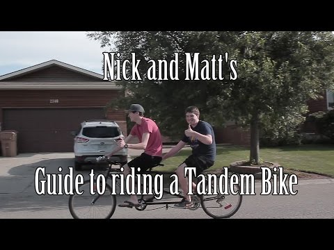 How To Ride a Tandem Bike