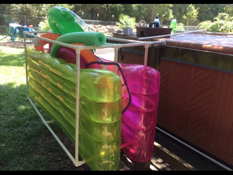 PVC Pipe Pool Toy Holder