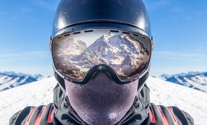 Ski Full Face Mask Cap Cover Motorcycle Reversible Neoprene Skiing Neck Winter 