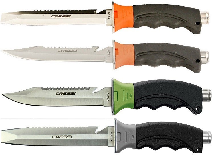 Cressi Borg Long Blade Dive Knife Cressi Borg Long Blade Dive Knife