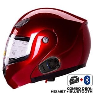 Best Motorcycle Helmet With Bluetooth 2018 Outside Pursuits 4 Iv2 936 Modular Motorcycle Helmet Sena Smh5 Bluetooth Unit