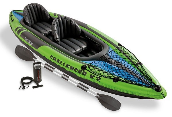 Intex Challenger K2 Kayak, 2-Person Inflatable Kayak Set