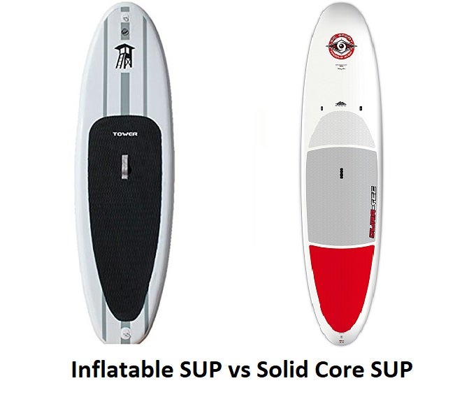 Inflatable SUP vs Solid SUP