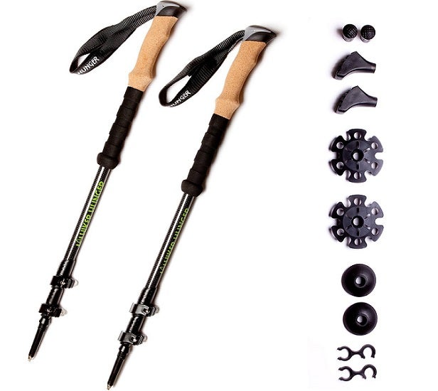 Hiker Hunger Carbon Fiber Trekking Poles