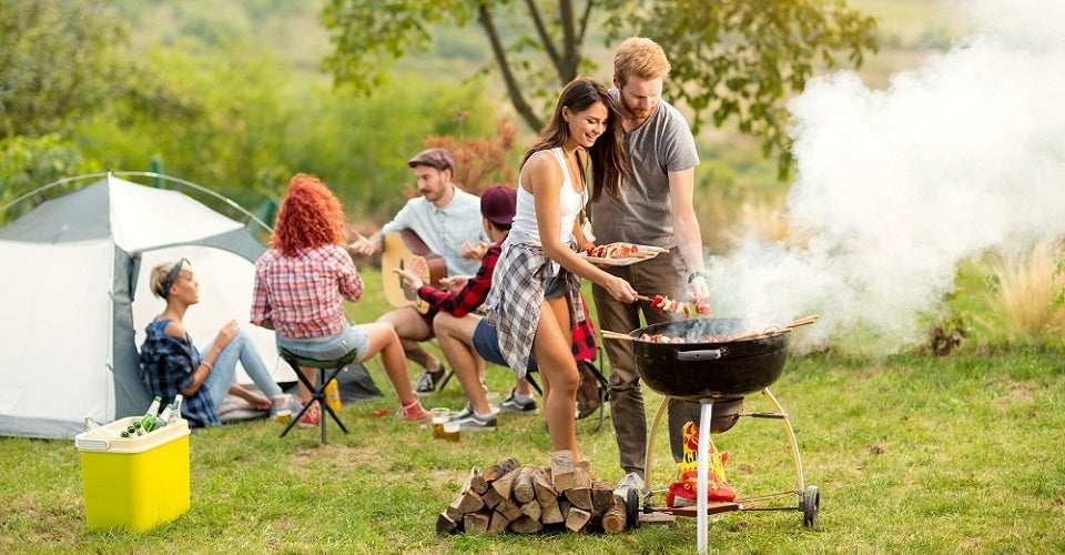 cooking while camping