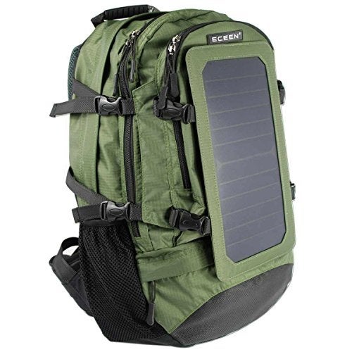 ECEEN Hiking Backpack 7 Watts Solar Panel Backpack