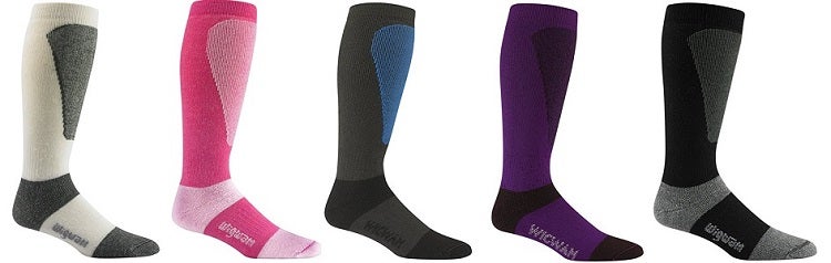 Wigwam Snow Sirocco Knee-High Performance Ski Socks Wigwam Men's Snow Sirocco Knee-High Performance Ski Socks