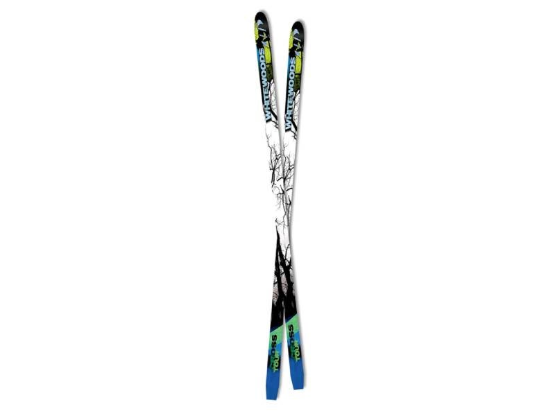 Details about   Whitewoods Outlander Cross country skis with poles and universal binding 145cm 