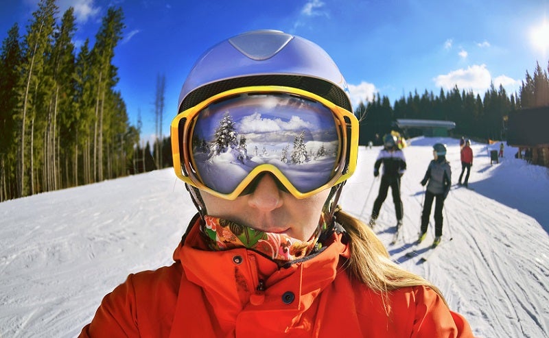 Alpland  Unisex Skibrille Snowboard Skiing goggles Silber Scheibe Antifog 