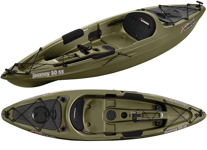 Sun Dolphin Journey 10-Foot Sit-on-top Fishing Kayak