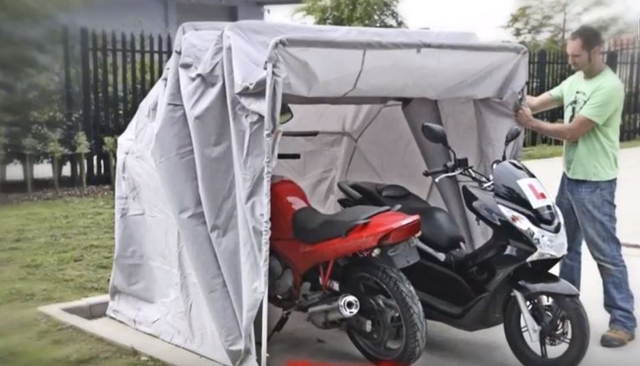 tent for motorbike