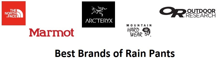 Best Rain Pants Brands