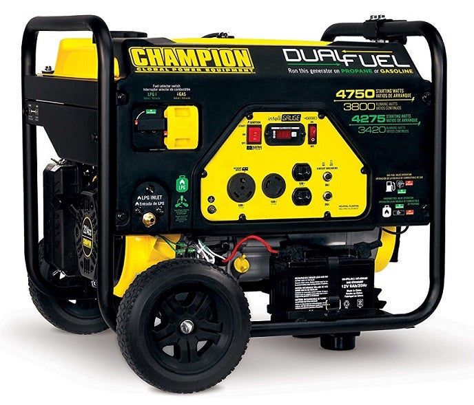 Champion 3800-Watt Dual Fuel RV Generator