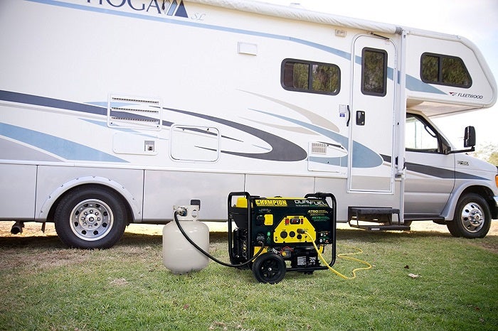 Champion 3800-Watt Dual Fuel RV Ready Portable Generator with Electric Start