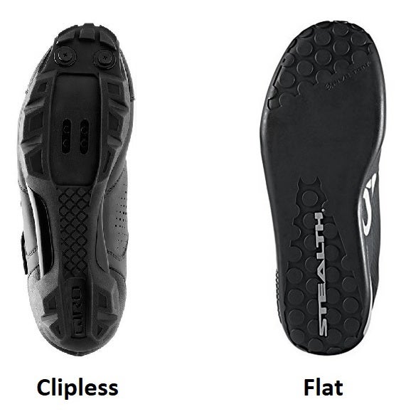 Clipless vs Flat MTB Shoes