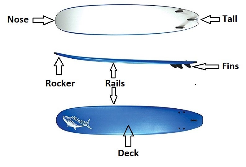 Anatomy of a Surfboard