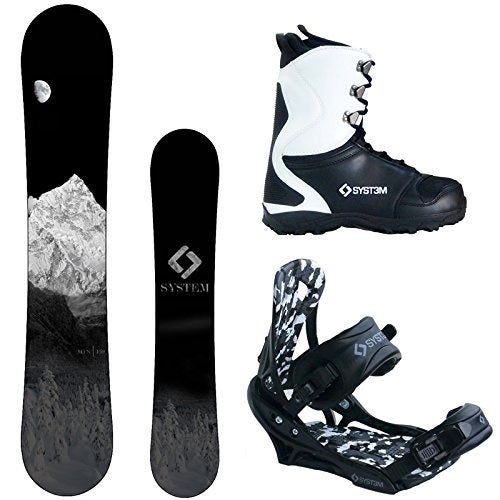 System MTN and APX Complete Men's Snowboard Package