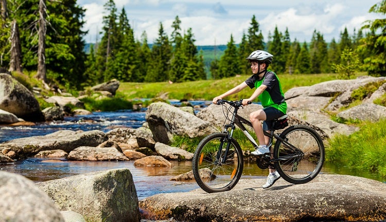 three wheeled bicycle with basket