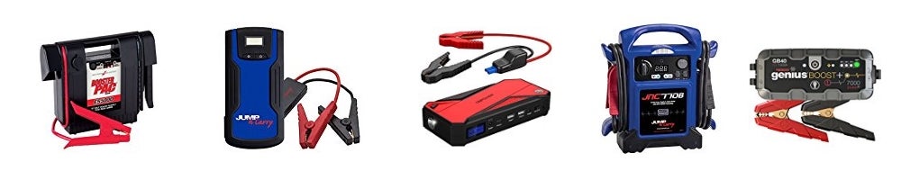 Comparison of the top-rated portable jump starters 