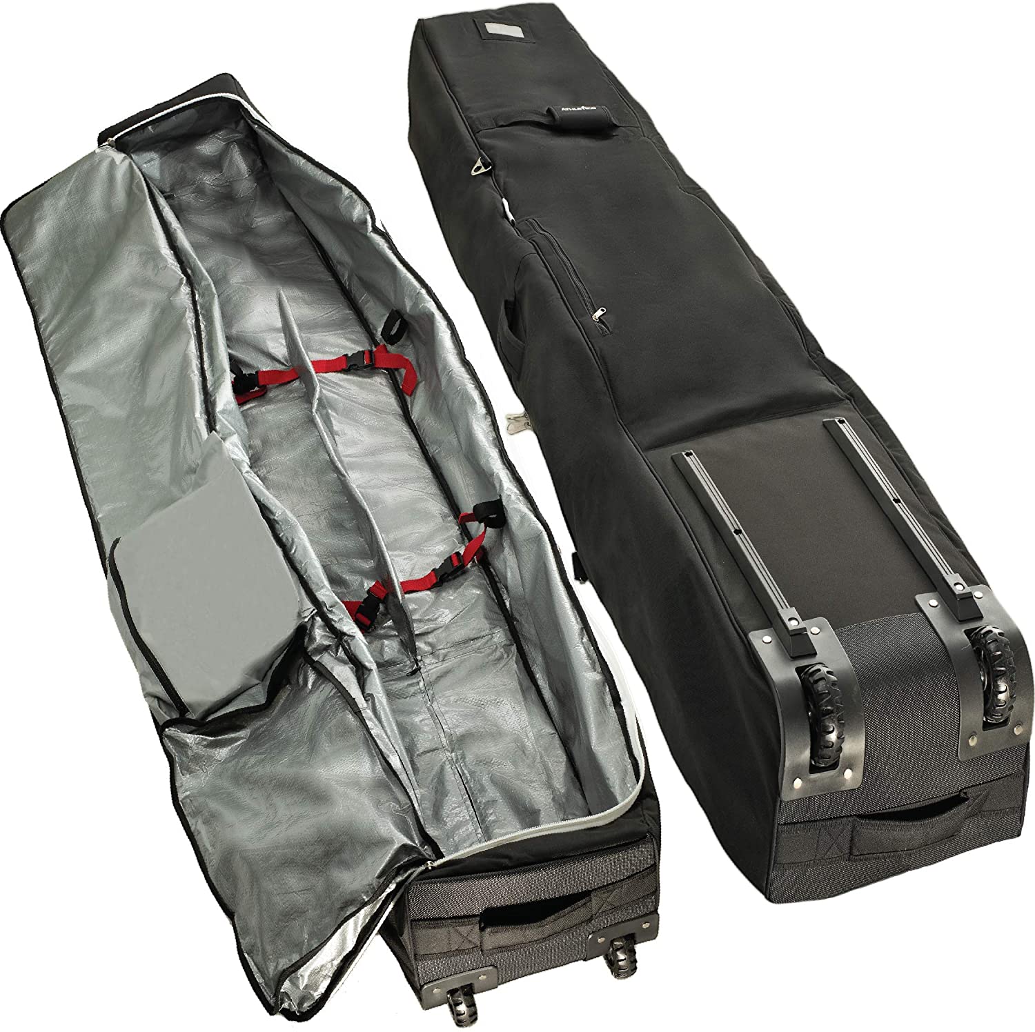 Details about   SKI BAG Rucksack Carry Case LuggageBagProtective 160cm 170cm 180cm NO2 