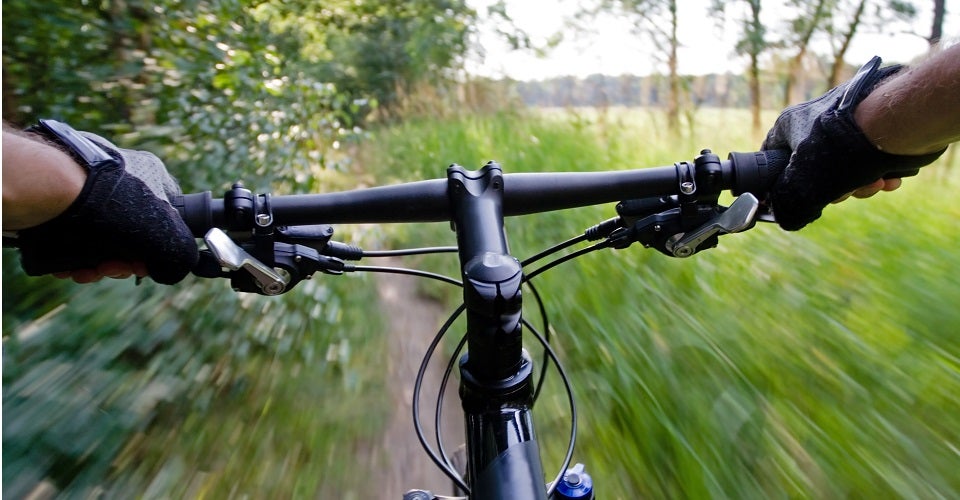 handlebars on a bike