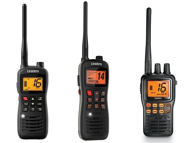 Uniden Handheld Submersible VHF Marine Radios Uniden Handheld Submersible VHF Marine Radios