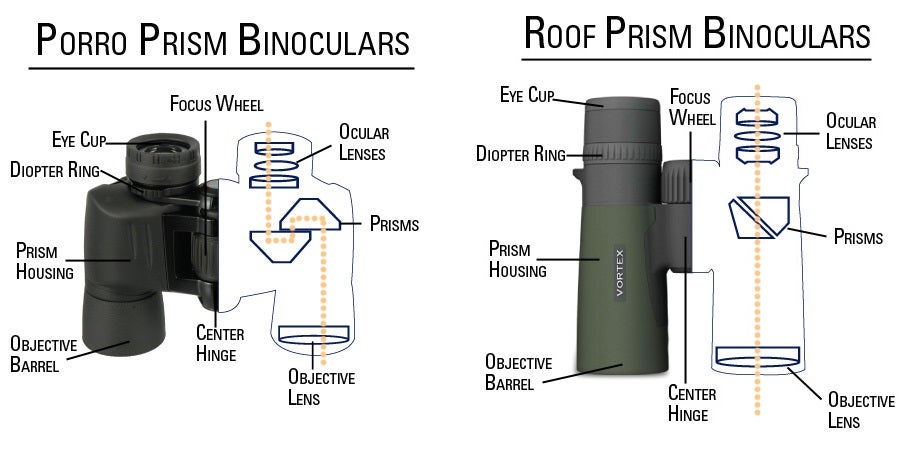 Binocular Prism Types