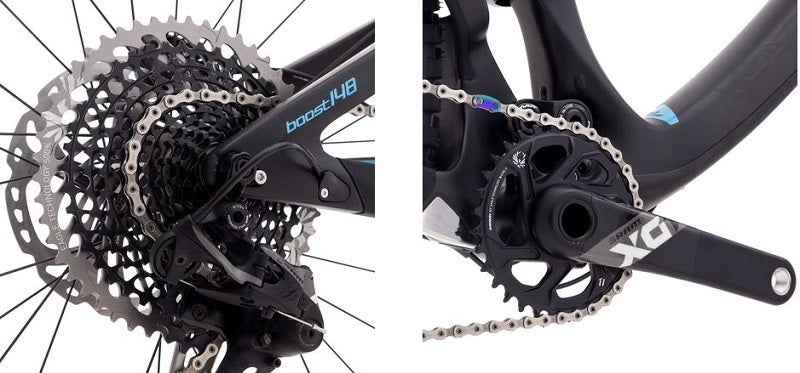 Hardtail mountain bike gears
