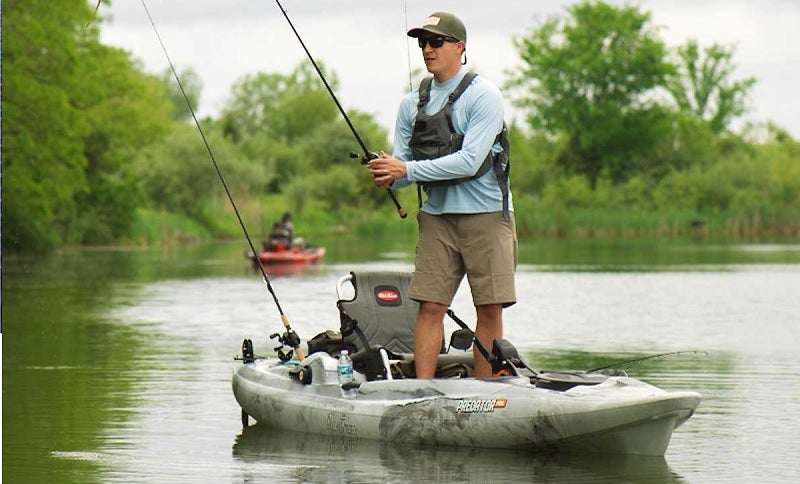 fishing kayak with pedals