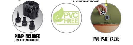 Lightspeed-Outdoors-Person-PVC-Free-Mattress specs 2