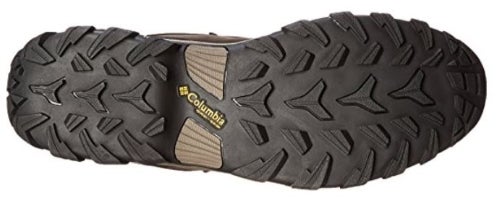 Columbia-Newton-Waterproof-Hiking-Cordovan boot sole