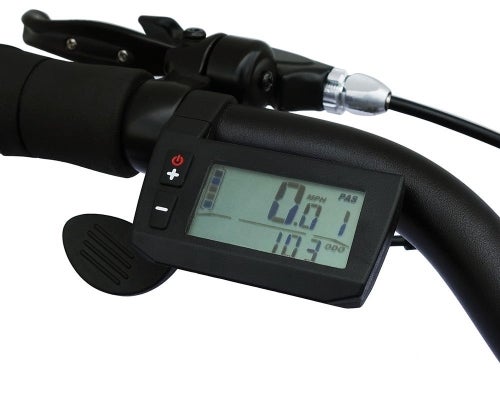 folding electric bike digital readout 