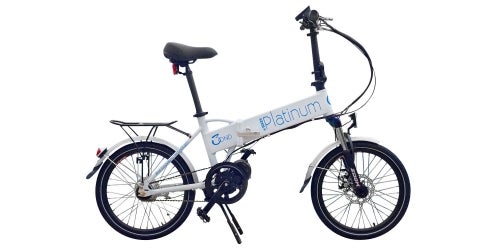 Folding-Electric-bike white