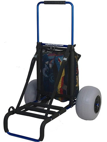 Mybeachcart Foldable Beach Cart Trolley Big Wheels