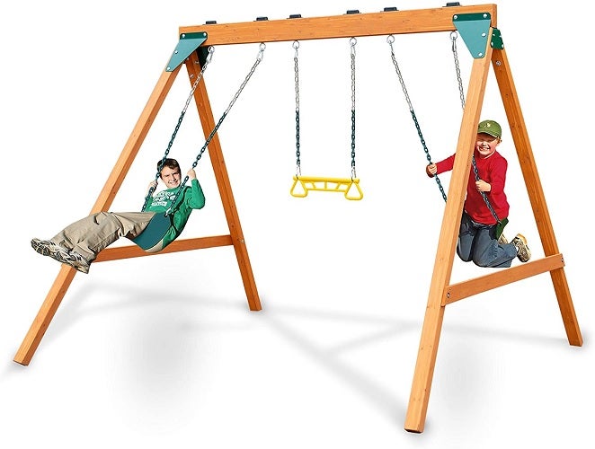 Swing-N-Slide PB Ranger Wooden Swing Set