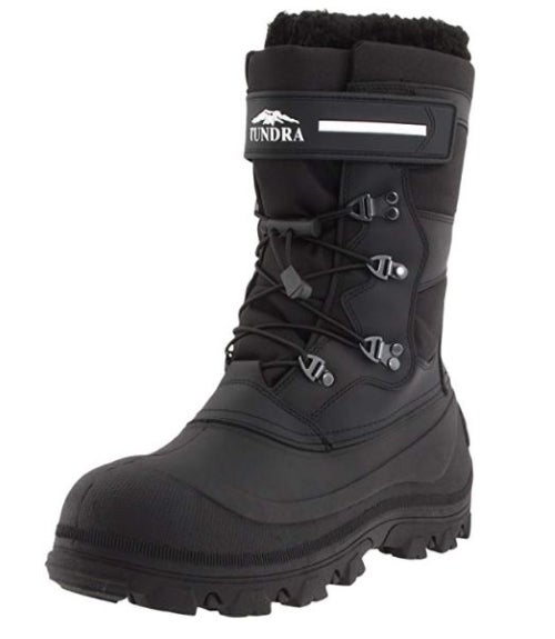 Tundra-Mens-Toronto-winter Boot-Black waterproof image