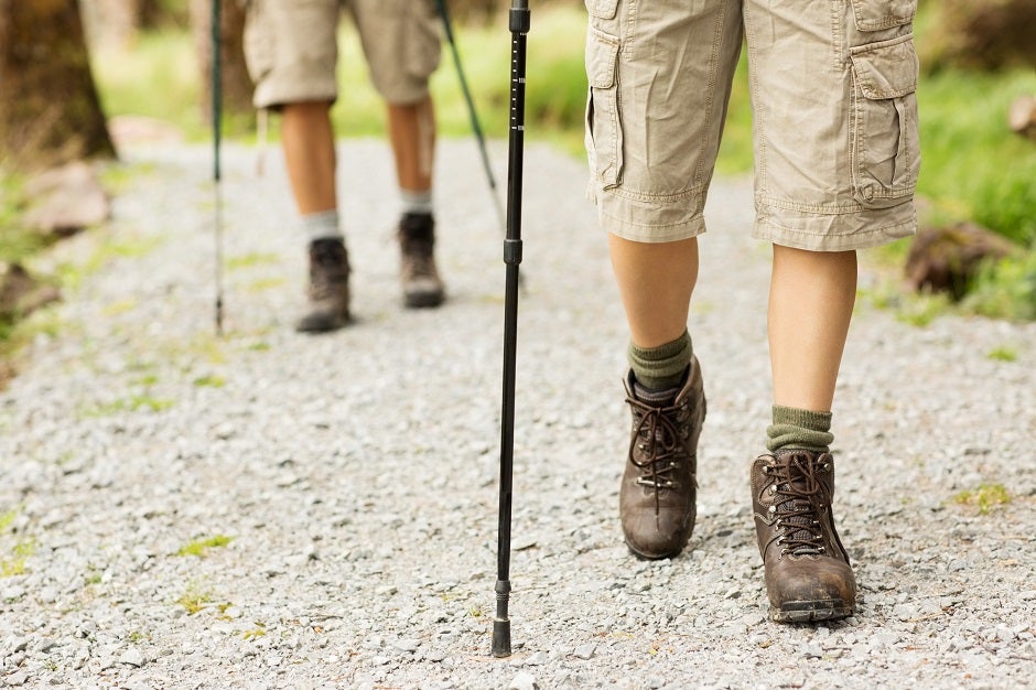 hiking shoes with shorts