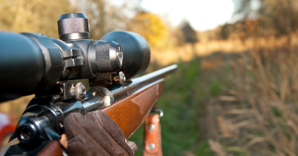 hunting rifle scope image