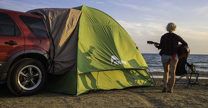truck bed tent camper