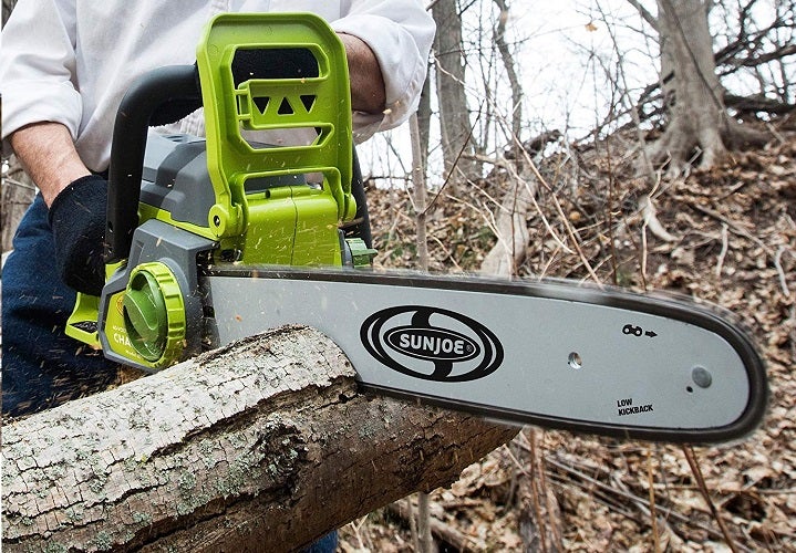 Sun Joe ION16CS Cordless Chain Saw best battery powered chainsaw