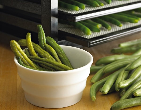 food dehydrator vegatables green beans - guide image