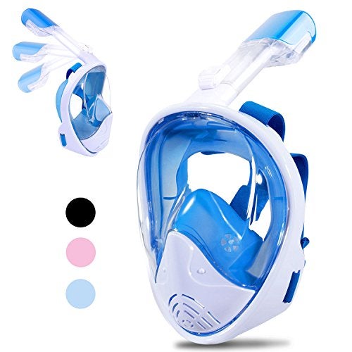 Easybreath Snorkeling Mask Full Face Foldable 2020 Version 180 Large view Diving Package Set for Adult Youth