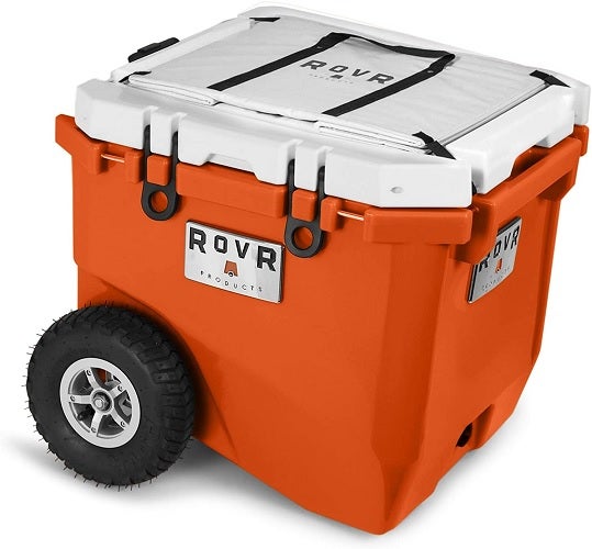 RovR Wheeled Camping Rolling Cooler with Wheels