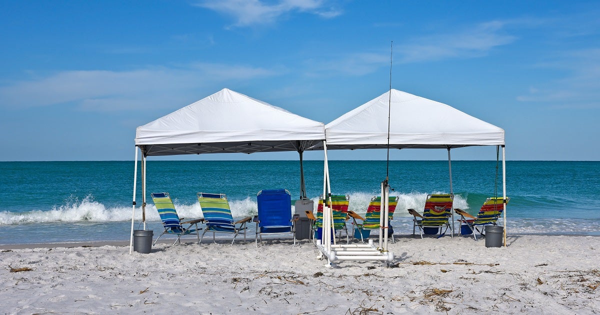 Beach Shelter and Chairs