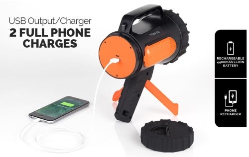 Rugged-Camp-Titan-Rechargeable-Spotlight image 1