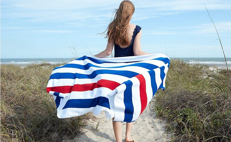 Oversize Plush Cabana Towel by Laguna Beach Textile Co best oversized beach towels