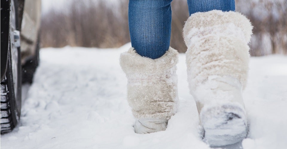 DoraTasia Womens Outdoor Warm Slip On Comfortable Block Square Heel Mid Calf Boots Casual Snow Winter Boots